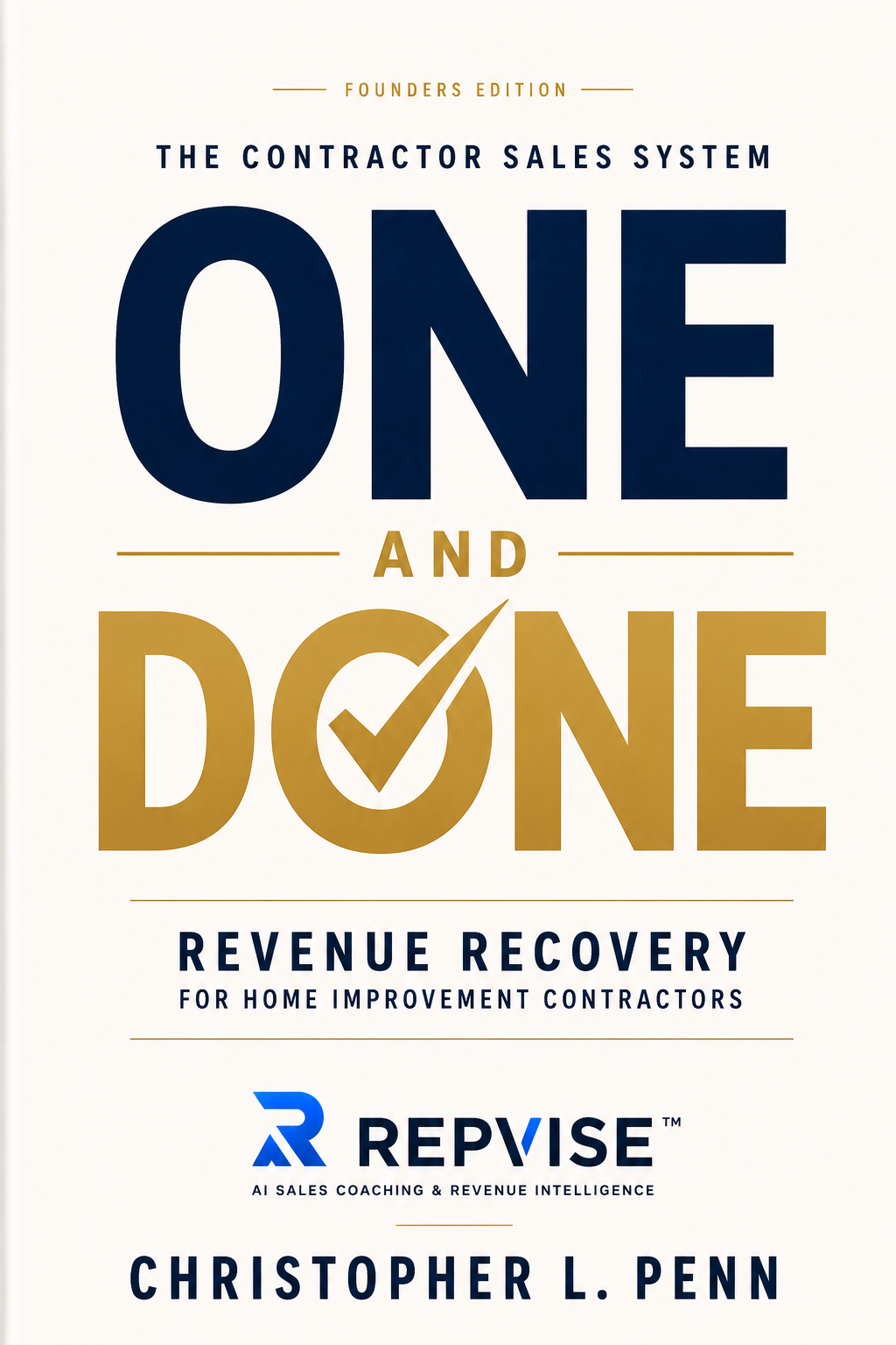 One and Done™ by Christopher L. Penn — book cover